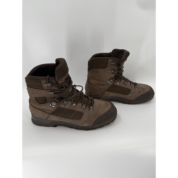 Original LOWA Elite Evo GTX Brown Boots Germany Made Size US 12  UK 11  EU 46 - Picture 1 of 15
